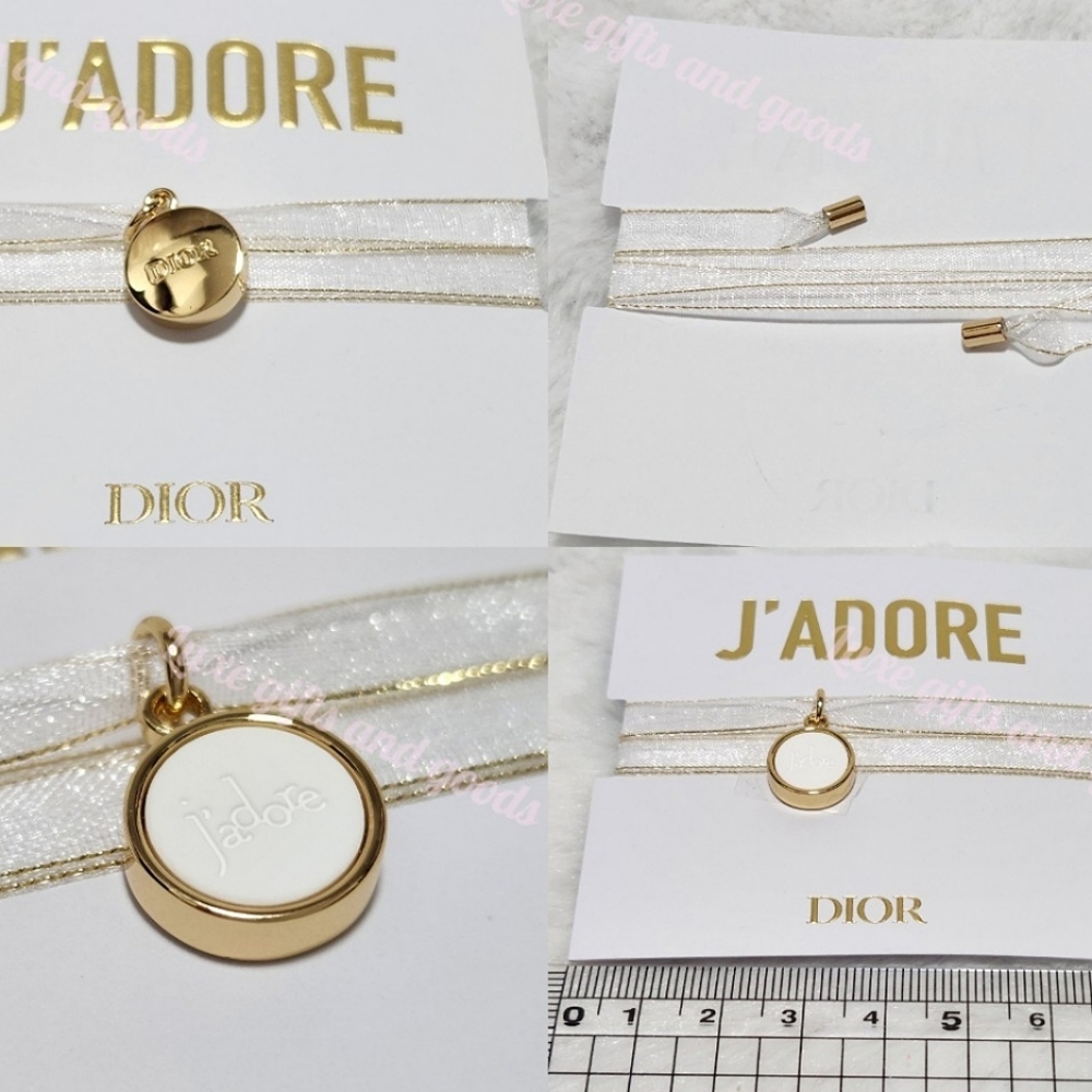 J'Adore Dior Mini Ceramic Diffuser Ribbon String Bracelet
